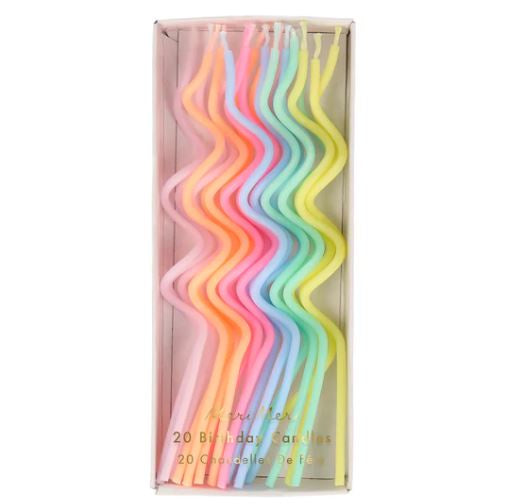 Swirly Candles | Pastel
