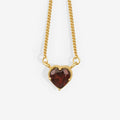 The Temple Of The Sun Venus Necklace in Gold Vermeil on a blank background