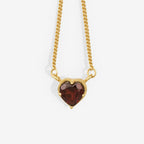 The Temple Of The Sun Venus Necklace in Gold Vermeil on a blank background