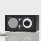 The Tivoli Model One BT in Black and Black with a reflection