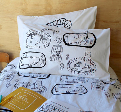 Zoo World Pillowcase