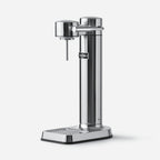 The Aarke Carbonator 3 in Steel on a blank background