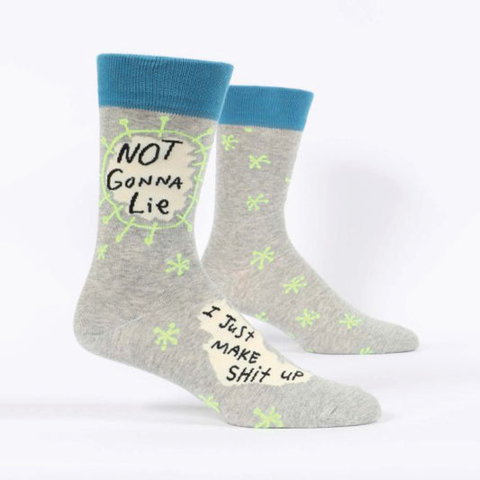 Blue Q Not Gonna Lie Mens Socks 