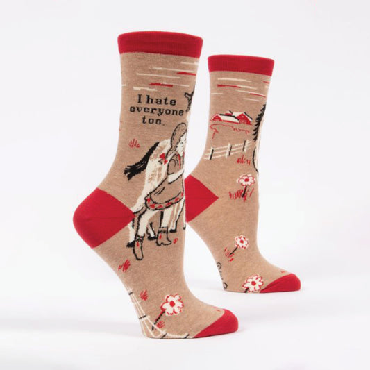 Womens Socks | I Hate Everyone Too