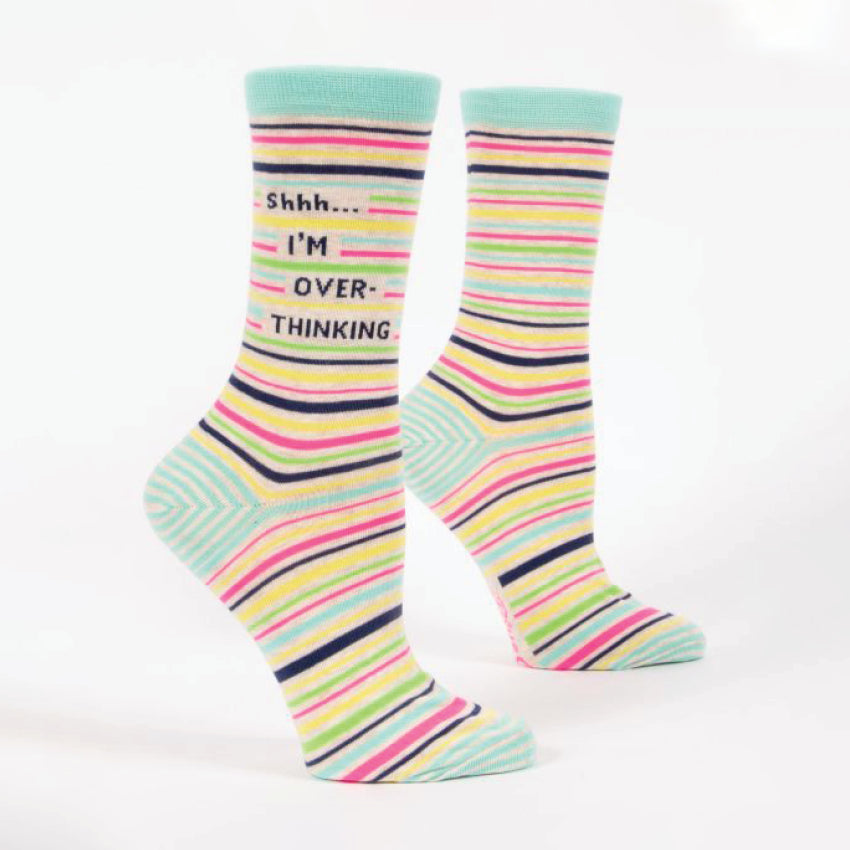 Womens Socks | Shhh.. I'm Over Thinking