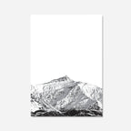 Black Peak Image Art Print