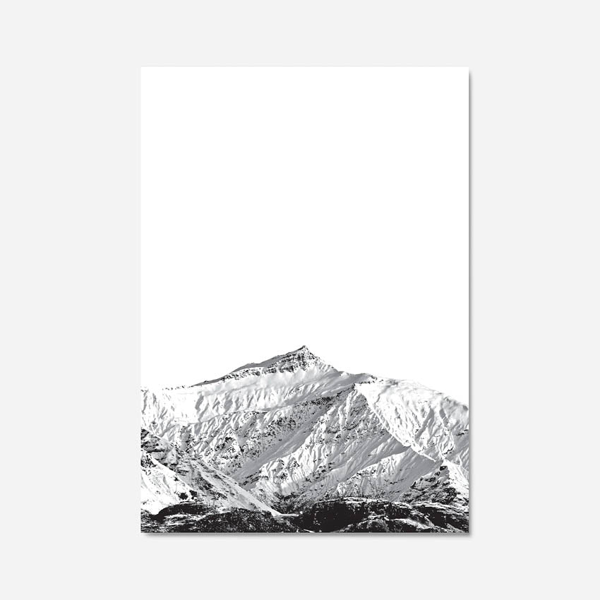 Black Peak Image Art Print