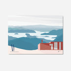 View From Treble Cone Art Print