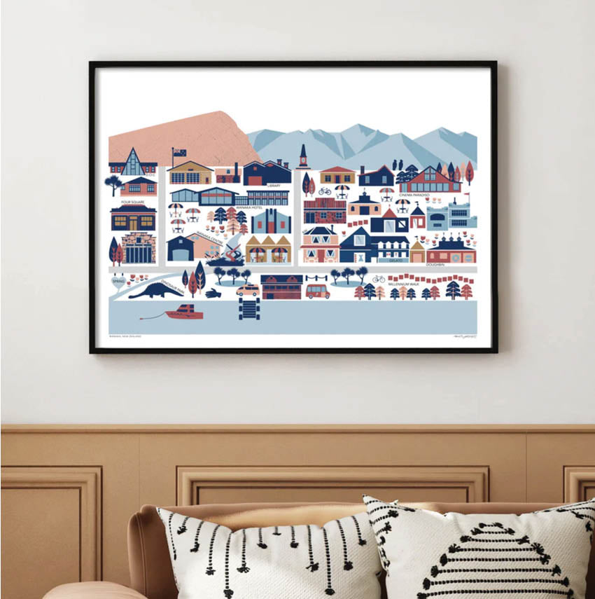 Wanaka Township Art Print