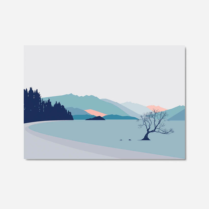 That Wanaka Tree Art Print