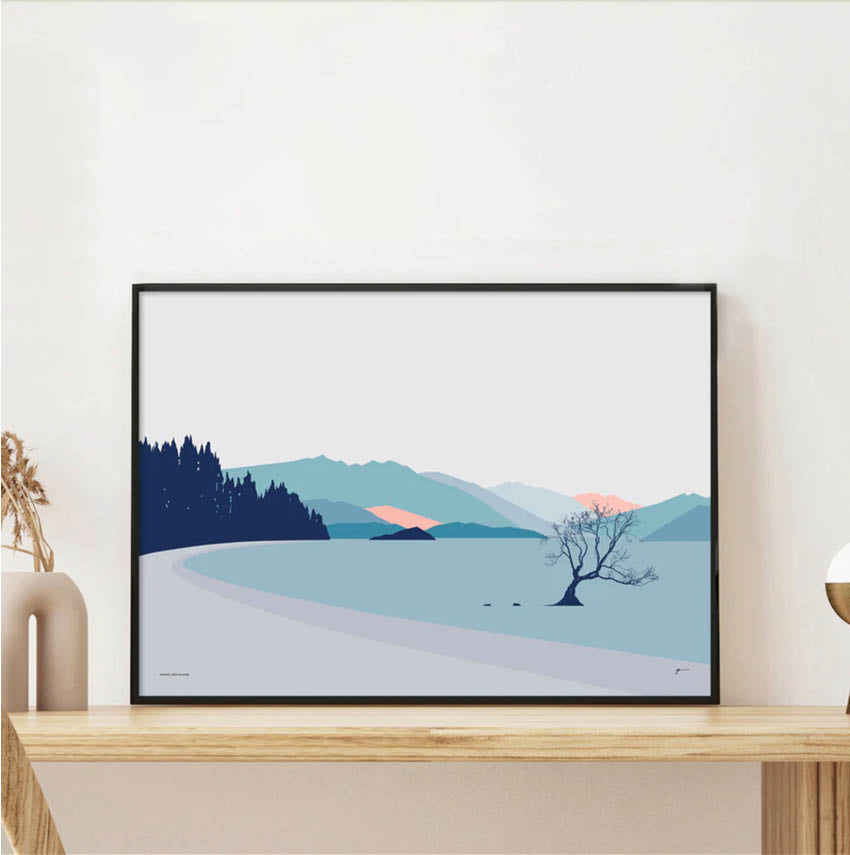 That Wanaka Tree Art Print