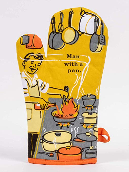 Oven Mitt | Man with a Pan