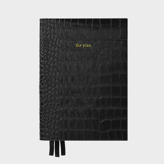 Papier HQ Weekly Planner Croc Leather