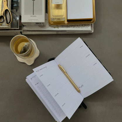 Weekly Planner | Croc Leather