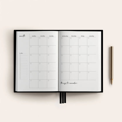 Weekly Planner | Croc Leather