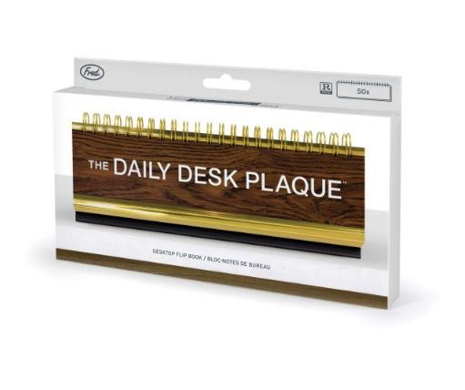Daily Desk Plaque | Desktop Flip Book