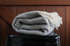 Lambswool Blanket | Herringbone Weave