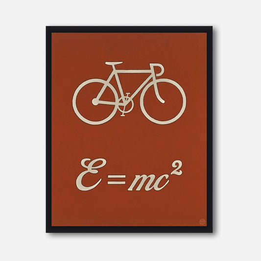 Einstein's Bicycle | Framed
