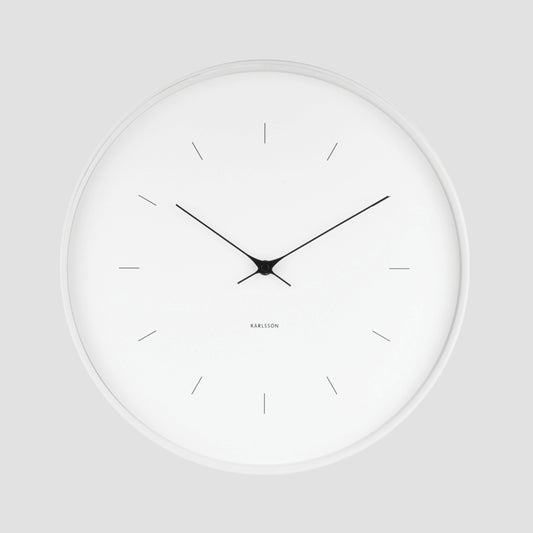 Wall Clock | Butterfly White