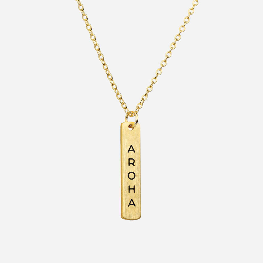 Te Reo Necklace | Aroha (Love)