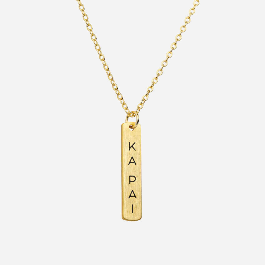 Te Reo Necklace | Ka pai (Well Done)