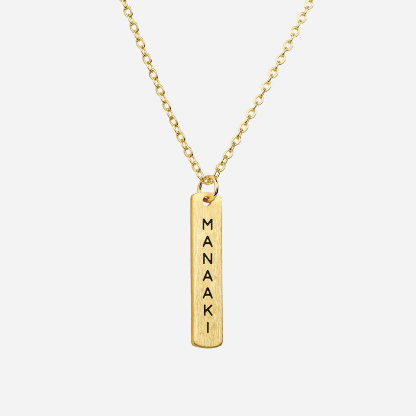 Te Reo Necklace | Manaaki (Cherish)