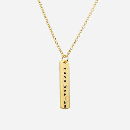 Te Reo Necklace | Mana Wahine (Strong Woman)
