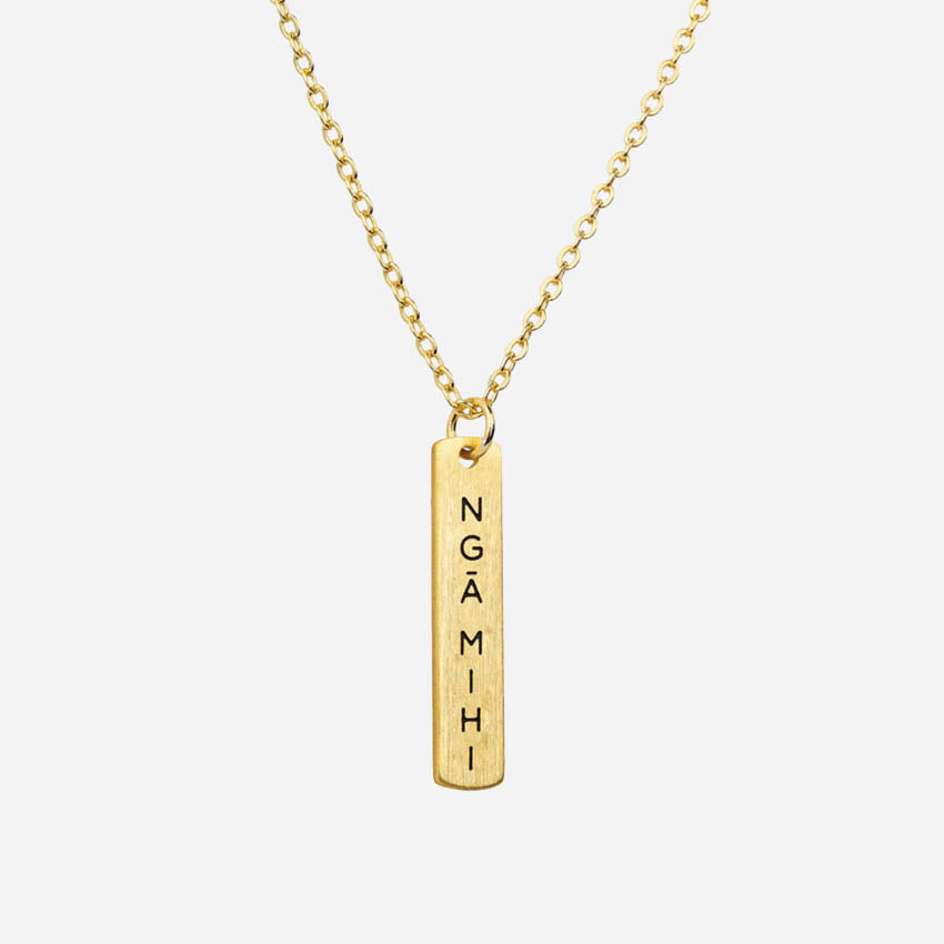 Te Reo Necklace | Ngā mihi (Thank You)