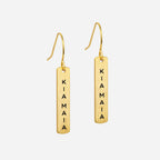 Te Reo Earrings | Kia maia (Be Brave)
