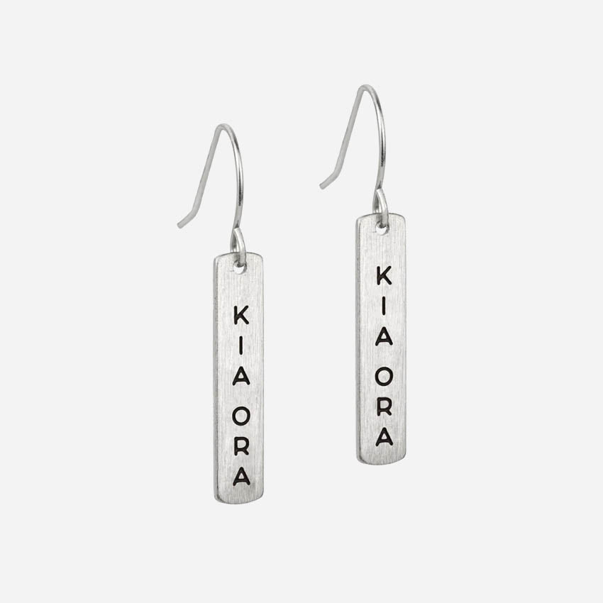 Te Reo Earrings | Kia ora (Hello)