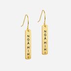 Te Reo Earrings | Ngā mihi (Thank You)