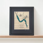 Art Map | Lake Wakatipu 30 x 38
