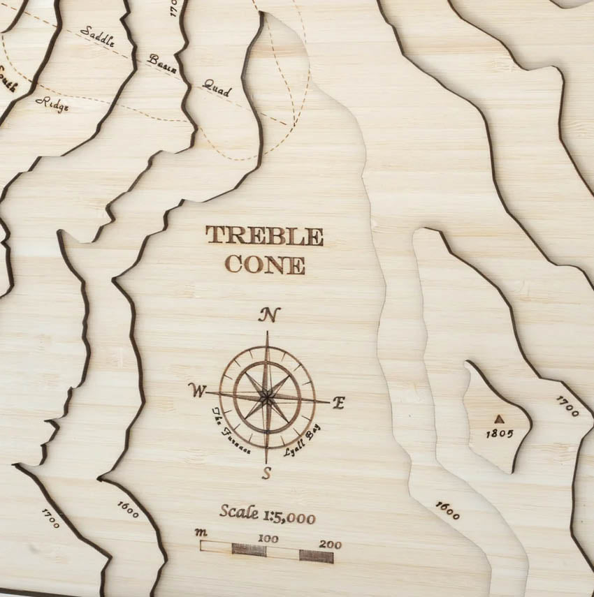 Art Map | Treble Cone 42 x 52
