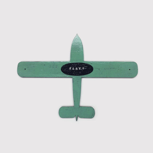 Michele Bryant Forty Wooden Plane in Mint