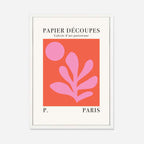 Papier Decoupes Pink | Framed