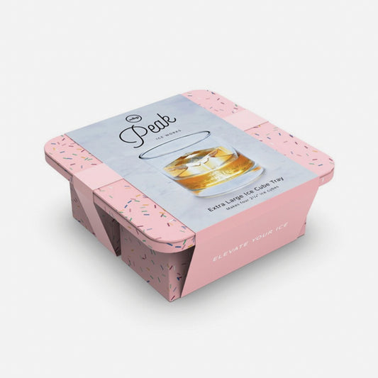 Ice Cube Tray XL | Speckled Pink