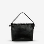 The Status Anxiety Point Of No Return Bag in Black on a blank background
