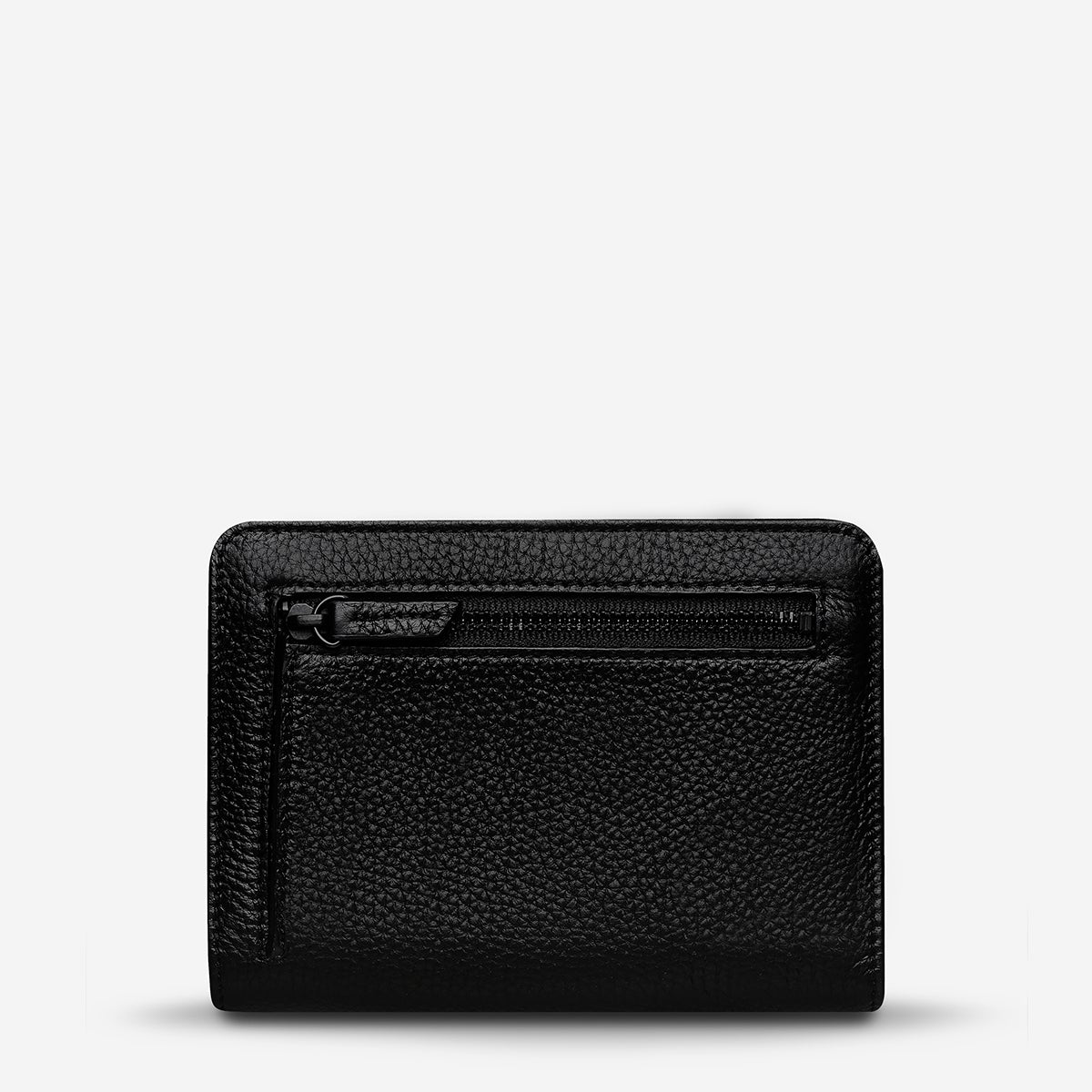 Status Anxiety Popular Problems Wallet in Black Back View