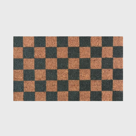 Checker Doormat | Green