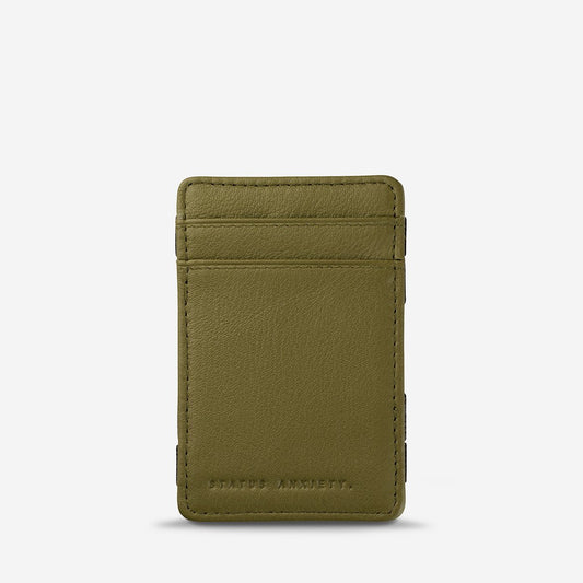 Status Anxiety Flip Wallet in Khaki