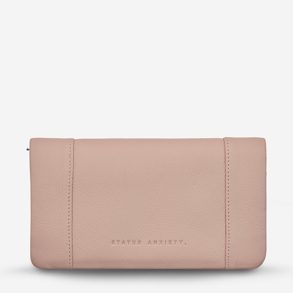 Status Anxiety Some Type of Love Wallet in Dusty Pink Front View