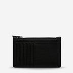 The Status Anxiety Avoiding Things Wallet in Black on a blank background