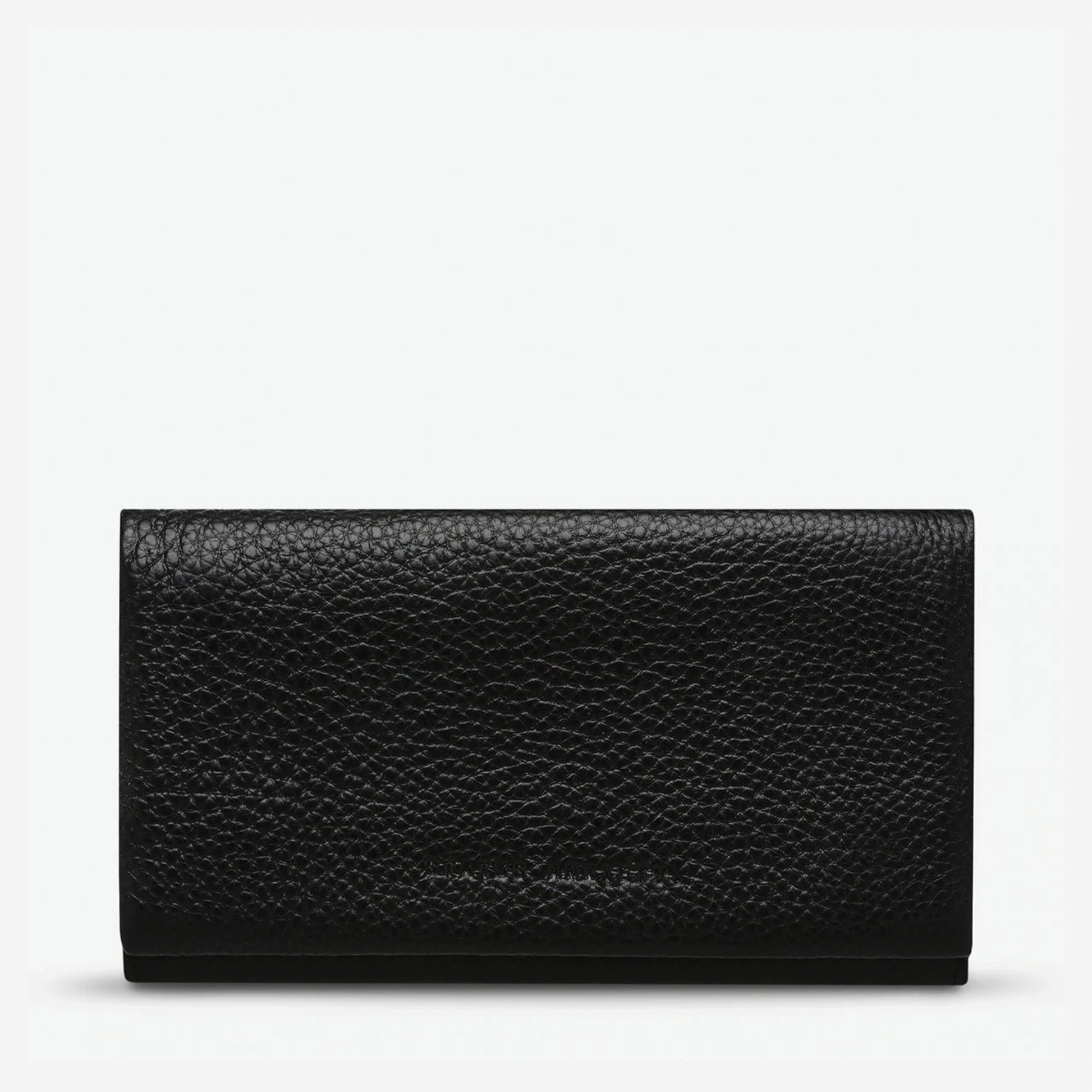 Status Anxiety Nevermind Wallet in Black