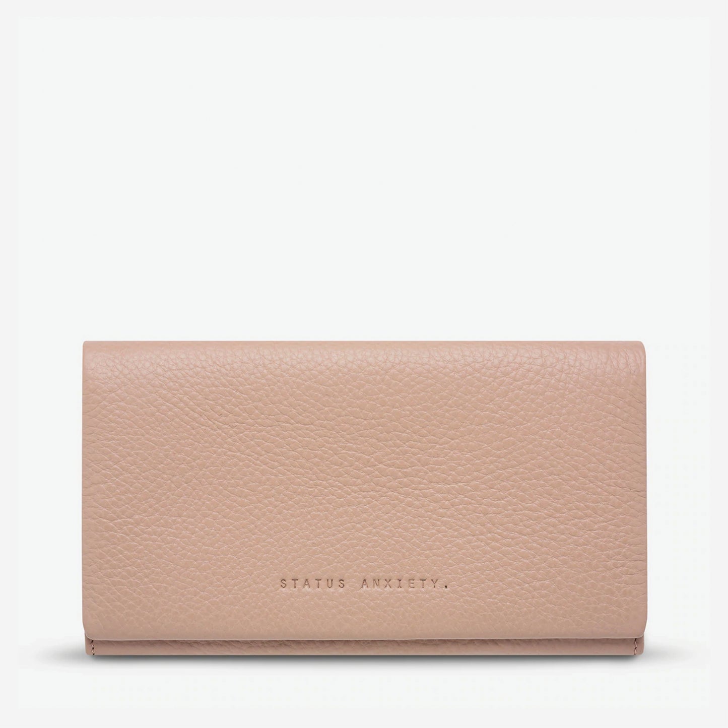 Status Anxiety Nevermind Wallet in Dusty Pink