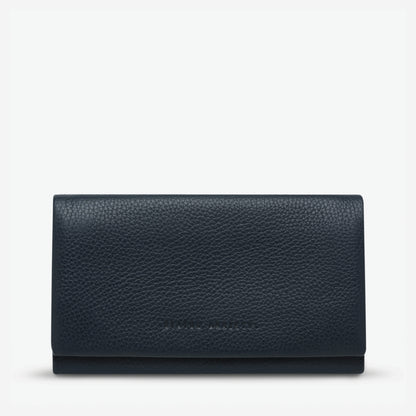 Status Anxiety Nevermind Wallet in Navy Blue