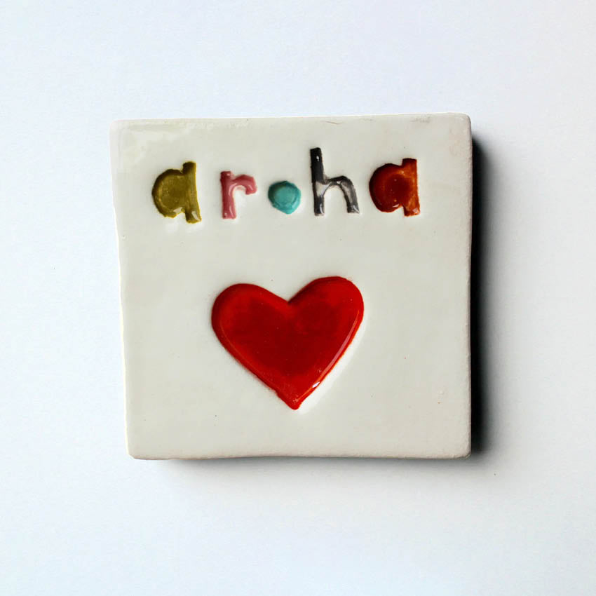 Square Word Tile | Aroha