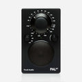 The Tivoli Audio Pal Bluetooth Radio in Black on a blank background