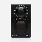 The Tivoli Audio Pal Bluetooth Radio in Black on a blank background