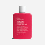The We Are Feel Good Inc Signature SPF50+ Sunscreen Lotion 200ml on a blank background